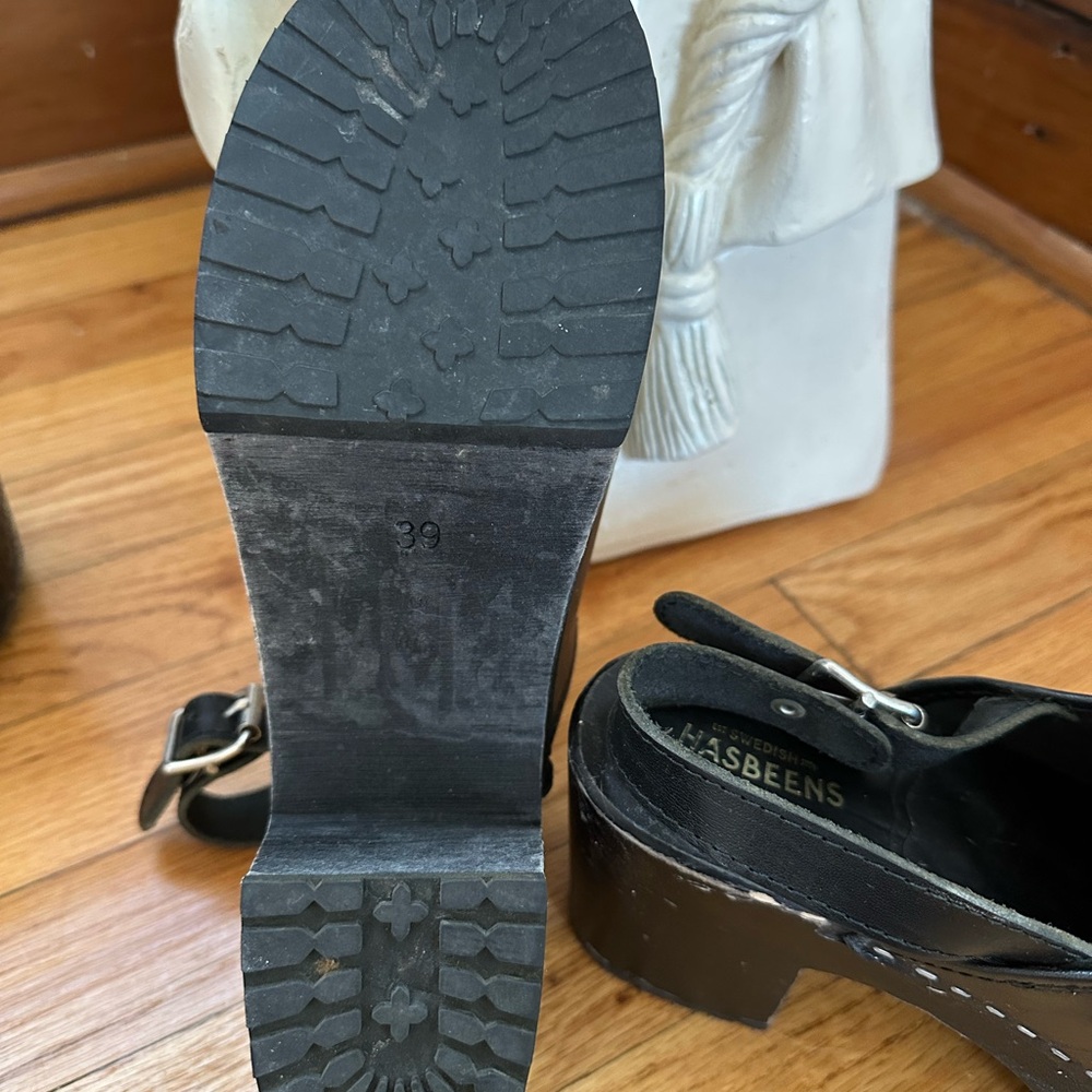 Black Filippa K x Swedish Hasbeens moto Clogs - Picture 5 of 6